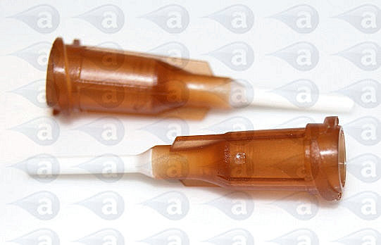 15 Gauge Polypro Tip 3115PP6 Amber Adhesive Dispensing