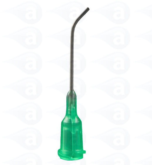 AD71810045 18 Gauge Tip 45 Degree Bend 1" Long