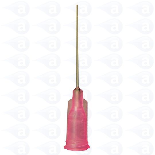 TE720100PK Tip Pink 1" Long 20 Gauge Adhesive Dispensing