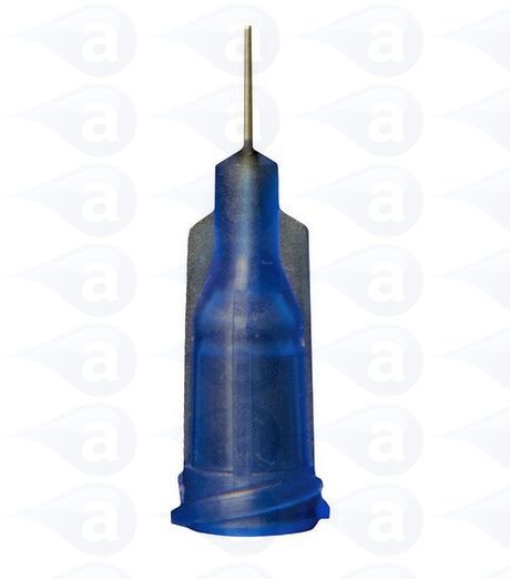 TE722025 22 GA blue tip 1/4" long adhesive dispensing