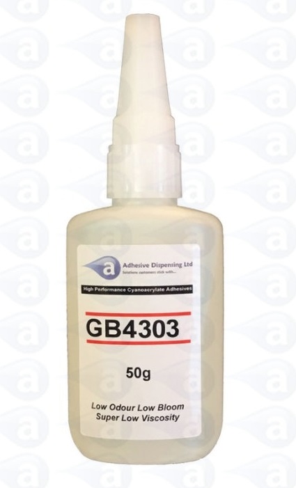 Cyanoacrylate Low Odor Low Bloom High Viscosity GB4303