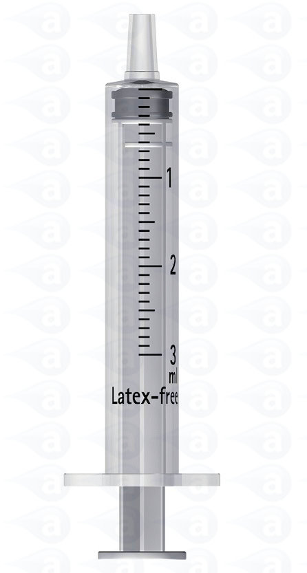 3ml luer slip graduated syringe MS403L-1G
