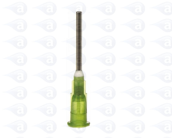 SE414100 14 gauge tip olive 1" long adhesive dispensing