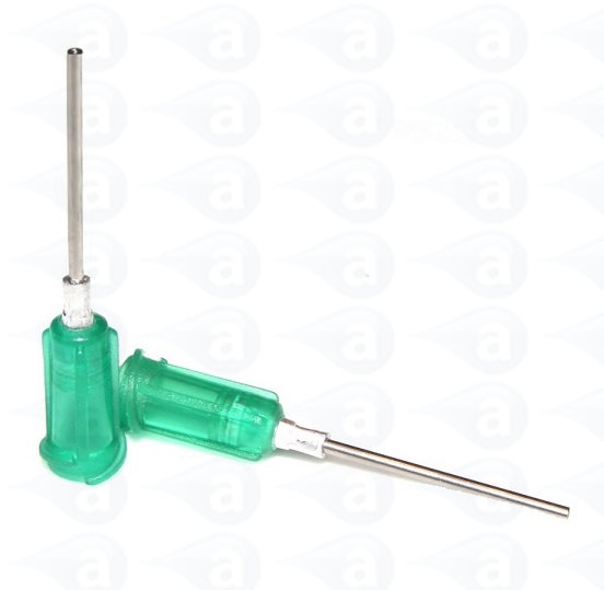 TES18-1 Crimped TS Tip 18 Gauge Green 1" Long