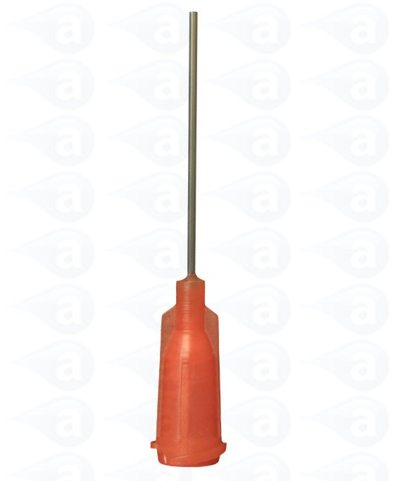 TF24-1 Teflon Needle Tip 24 Gauge Luer Lock Adhesive Dispensing