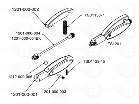 Pinch Tube Adhesive Dispensing Hand Lever Valve