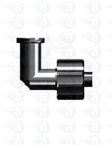 TSD931-81B Male to Female Luer Fitting Black Nylon
