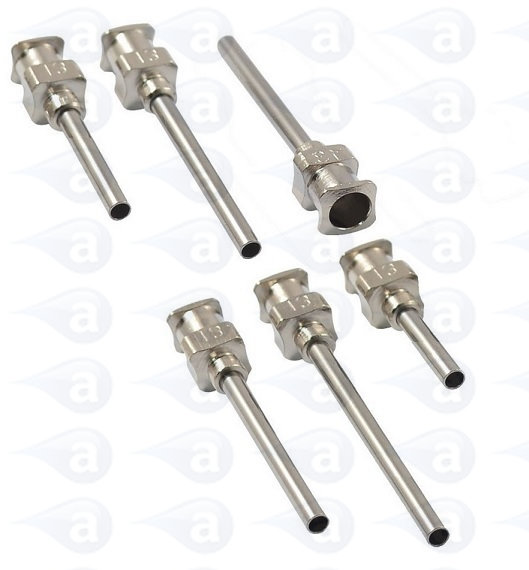 All metal stainless steel luer lock tips adhesive dispensing