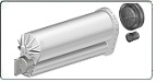 b-system dual syringe cartridge adhesive dispensing