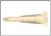 Static Mixer Nozzle Bayonet White Round